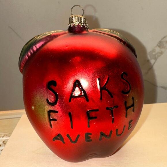 RARE Set of 3 New York Hand Blown Glass Ornaments Lauscha Glas Creation Saks - Picture 7 of 12